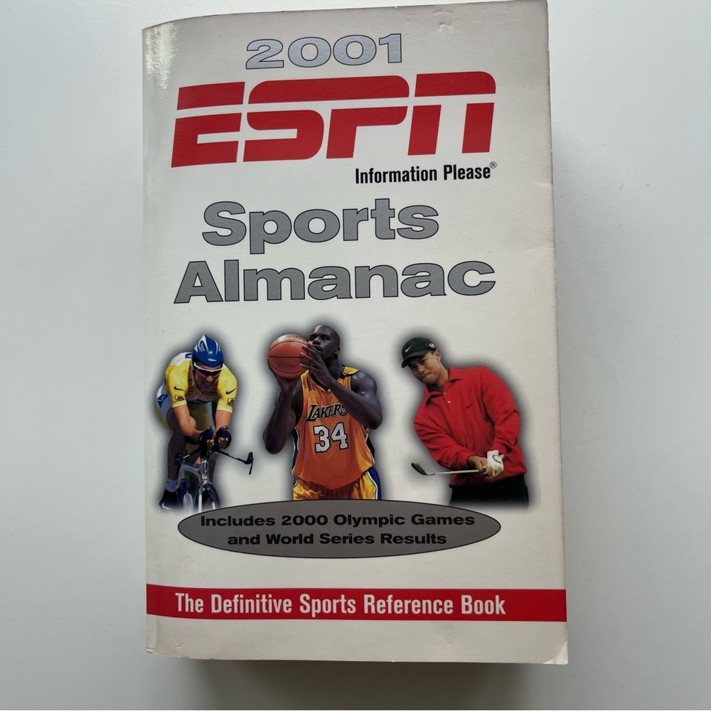 2001 ESPN Information Please Sports Almanac The Definitive Sports Reference Book